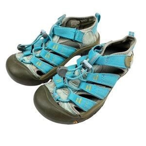Keen Newport H2 Waterproof Sandals Aqua Blue Size 2
